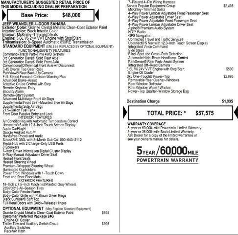 2026 Jeep Wrangler WRANGLER 4-DOOR SAHARA 2026 Jeep Wrangler WRANGLER 4-DOOR SAHARA