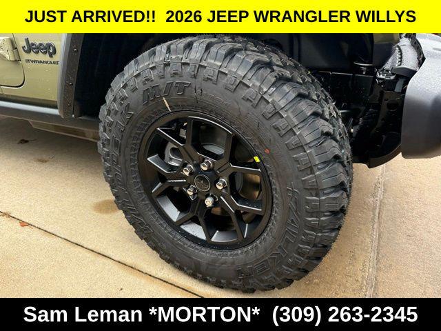 2026 Jeep Wrangler WRANGLER 4-DOOR WILLYS 2026 Jeep Wrangler WRANGLER 4-DOOR WILLYS