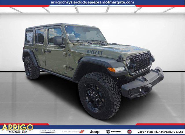 2026 Jeep Wrangler 4-Door Willys 4x4 for sale in Margate, FL