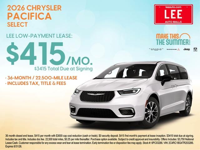 2026 Chrysler Pacifica Select