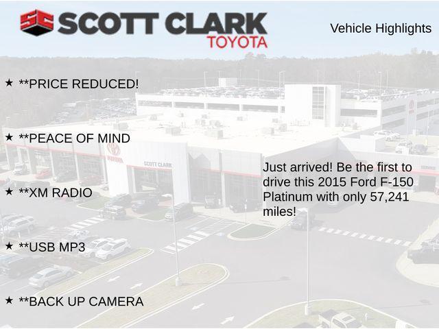 2015 Ford F-150 Platinum 2015 Ford F-150 Platinum