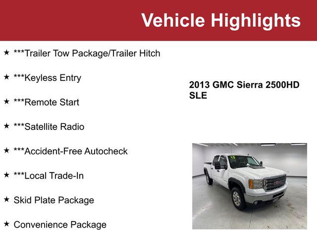 2013 GMC Sierra 2500HD SLE 2013 GMC Sierra 2500HD SLE