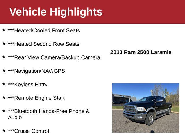 2013 RAM 2500 Laramie 2013 RAM 2500 Laramie