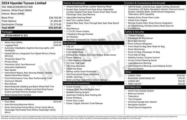 2024 Hyundai Tucson Limited