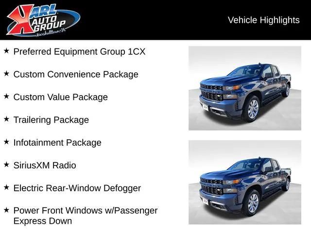2020 Chevrolet Silverado 1500 4WD Double Cab Standard Bed Custom 2020 Chevrolet Silverado 1500 4WD Double Cab Standard Bed Custom