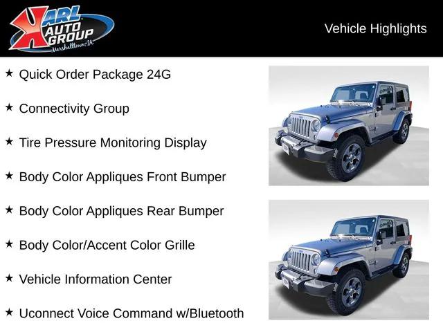 2018 Jeep Wrangler JK Sahara 4x4 2018 Jeep Wrangler JK Sahara 4x4