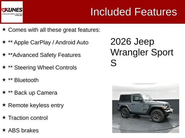 2026 Jeep Wrangler Sport S