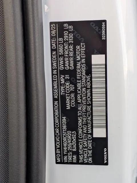 2026 Volvo XC60 Plug-In Hybrid Plus, T8 AWD Electric/Gasoline, Dark