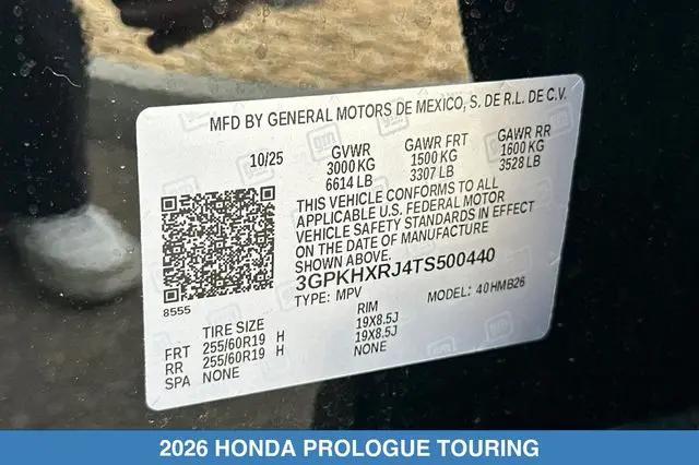 2026 Honda Prologue Touring