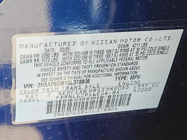 2025 Nissan Kicks SR Intelligent AWD