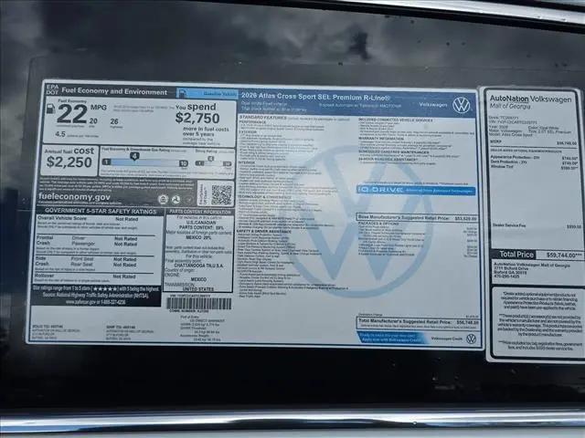 2026 Volkswagen Atlas Cross Sport SEL Premium R-Line