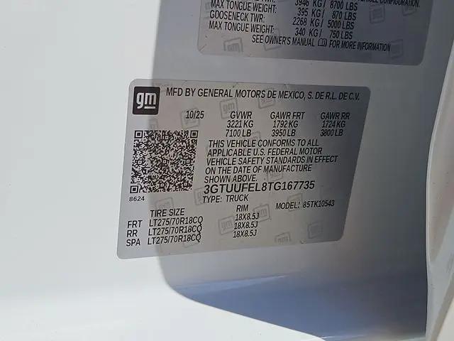 2026 GMC Sierra 1500 Crew Cab, Short Bed, AT4X, 4WD