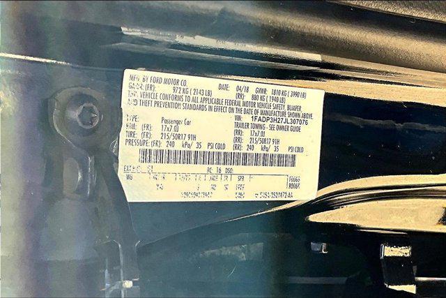 2018 Ford Focus SEL