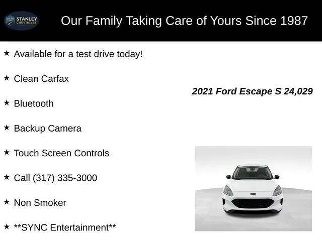 2021 Ford Escape S