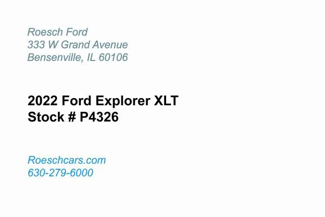 2022 Ford Explorer XLT 2022 Ford Explorer XLT