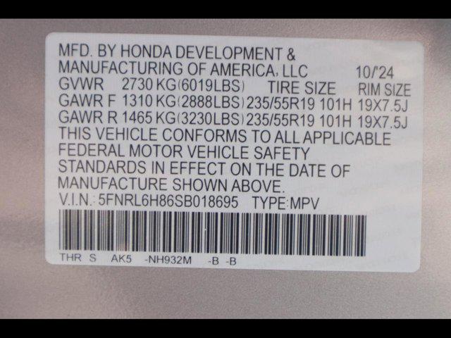 2025 Honda Odyssey Touring