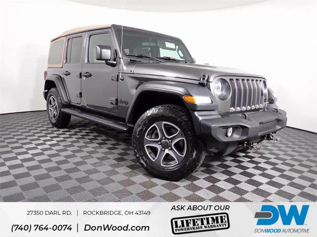 2020 Jeep Wrangler Unlimited Black and Tan 4X4 2020 Jeep Wrangler Unlimited Black and Tan 4X4