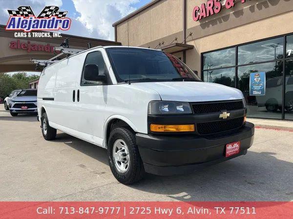2020 Chevrolet Express Cargo Van RWD 2500 Extended Wheelbase WT for sale in Houston, TX