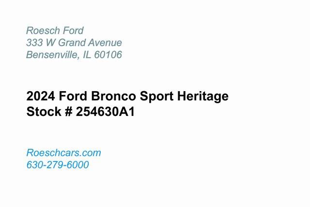 2024 Ford Bronco Sport Heritage 2024 Ford Bronco Sport Heritage