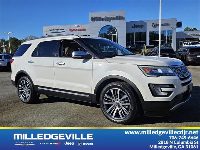 2017 Ford Explorer Platinum 2017 Ford Explorer Platinum