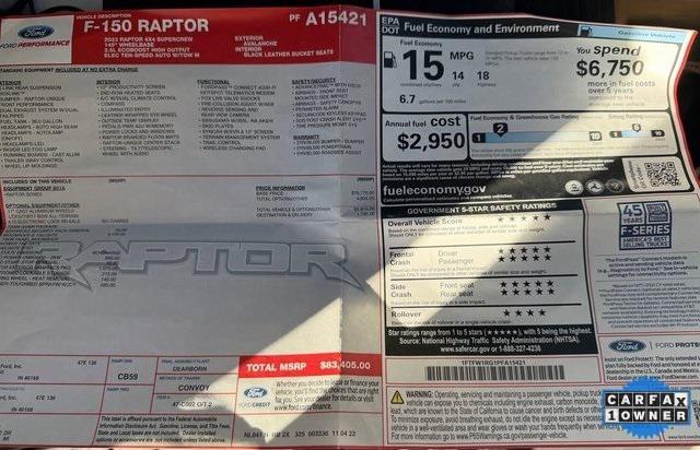 2023 Ford F-150 Raptor 2023 Ford F-150 Raptor