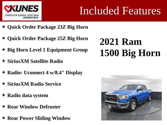 2021 RAM 1500 Big Horn Crew Cab 4x4 57 Box 2021 RAM 1500 Big Horn Crew Cab 4x4 57 Box