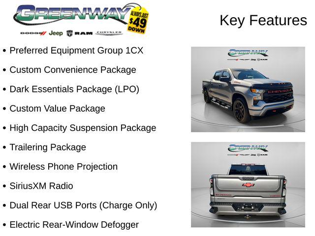 2023 Chevrolet Silverado 1500 4WD Crew Cab Short Bed Custom 2023 Chevrolet Silverado 1500 4WD Crew Cab Short Bed Custom