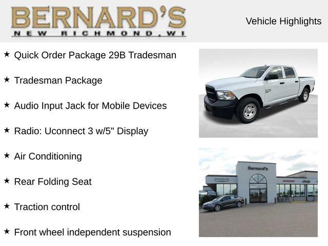 2022 RAM 1500 Classic Tradesman Crew Cab 4x4 57 Box 2022 RAM 1500 Classic Tradesman Crew Cab 4x4 57 Box