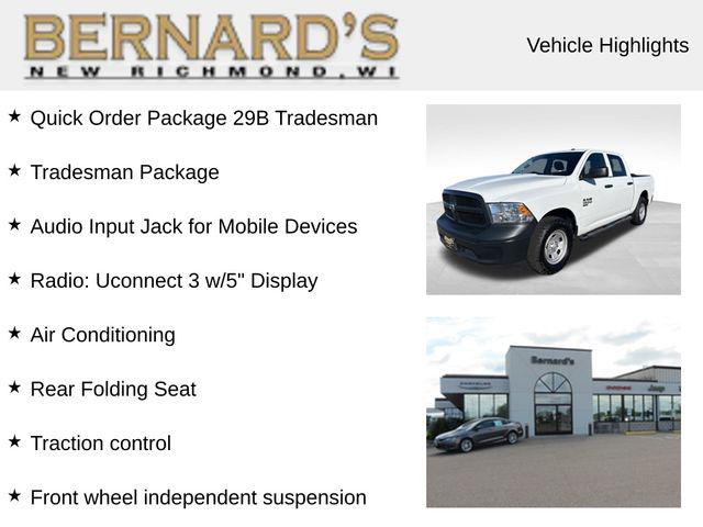 2022 RAM 1500 Classic Tradesman Crew Cab 4x4 57 Box