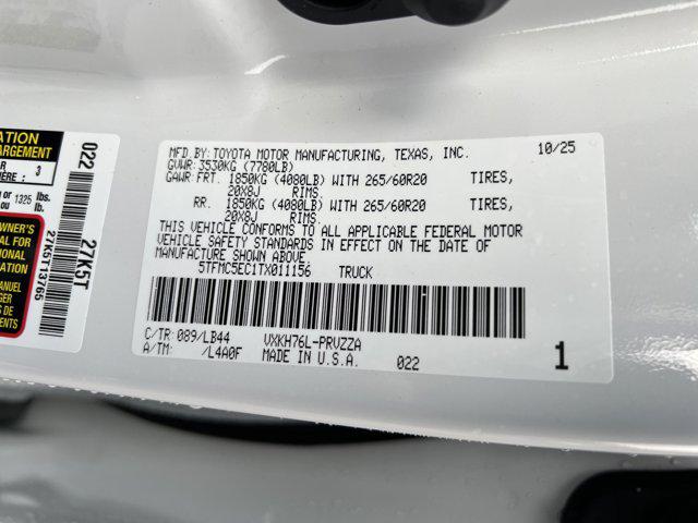 2026 Toyota Tundra 1794 Edition CrewMax 6.4' Bed