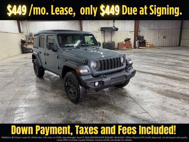 2026 Jeep Wrangler WRANGLER 4-DOOR SPORT