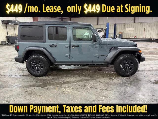 2026 Jeep Wrangler WRANGLER 4-DOOR SPORT