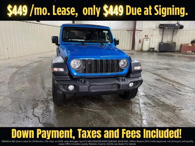 2026 Jeep Wrangler WRANGLER 4-DOOR SPORT 2026 Jeep Wrangler WRANGLER 4-DOOR SPORT