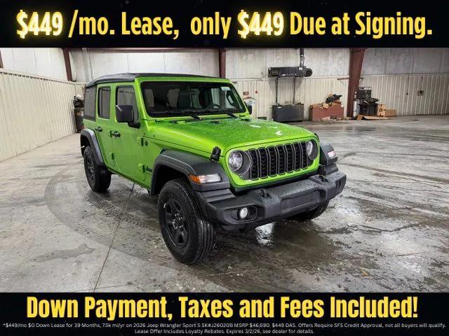 2026 Jeep Wrangler WRANGLER 4-DOOR SPORT