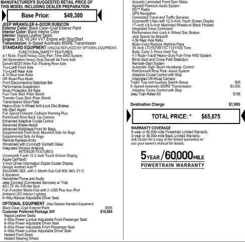 2026 Jeep Wrangler WRANGLER 4-DOOR RUBICON X