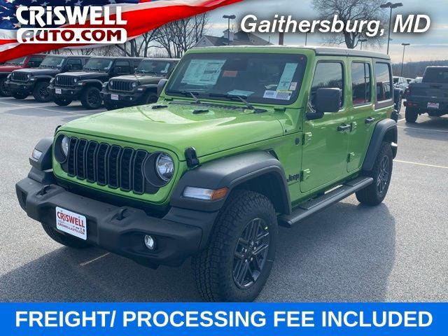 2026 Jeep Wrangler WRANGLER 4-DOOR SPORT S 2026 Jeep Wrangler WRANGLER 4-DOOR SPORT S