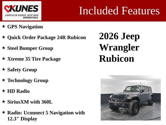 2026 Jeep Wrangler WRANGLER 4-DOOR RUBICON