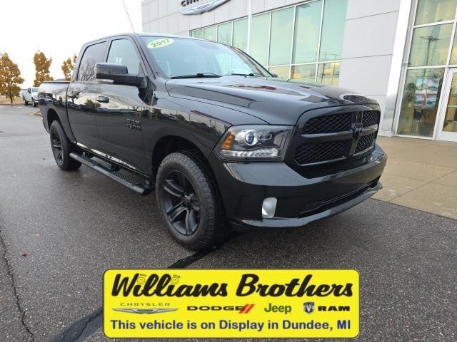 2017 RAM 1500 Night Crew Cab 4x4 57 Box