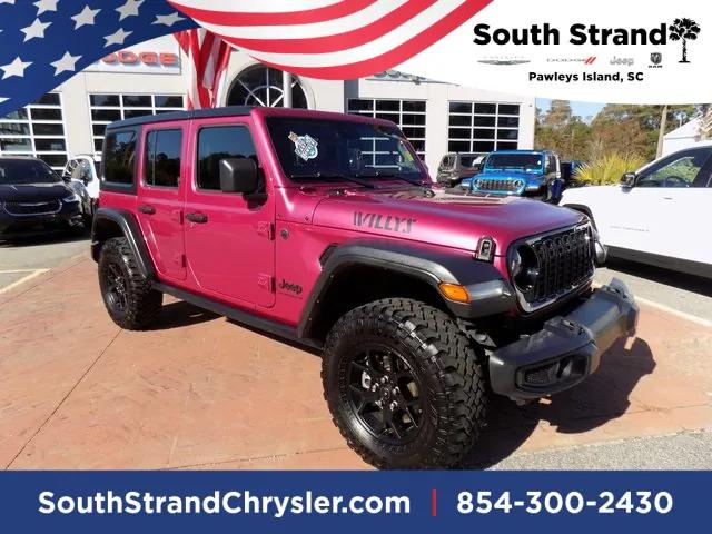 2024 Jeep Wrangler 4-Door Willys 4x4 2024 Jeep Wrangler 4-Door Willys 4x4