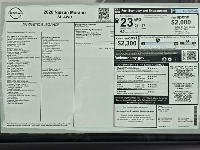 2026 Nissan Murano SL