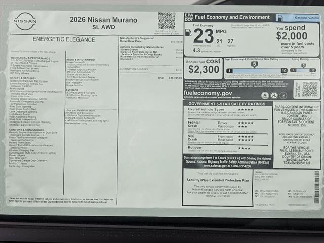 2026 Nissan Murano SL