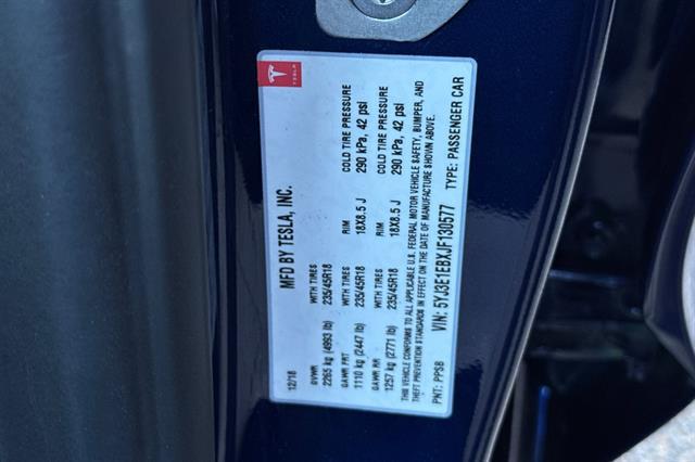 2018 Tesla Model 3 Long Range