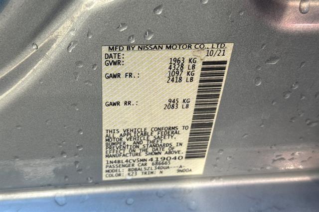 2021 Nissan Altima SR FWD