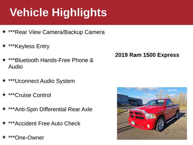 2019 RAM 1500 Classic Express Regular Cab 4x4 64 Box 2019 RAM 1500 Classic Express Regular Cab 4x4 64 Box