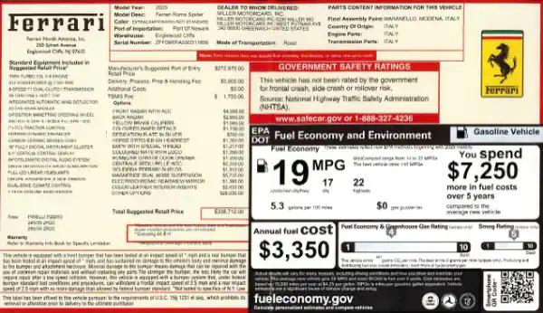 2025 Ferrari Roma Spider 