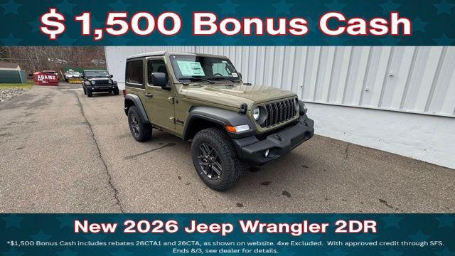 2026 Jeep Wrangler 2-Door Sport S 4x4 for sale in Binghamton, NY