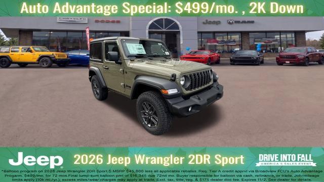 2026 Jeep Wrangler 2-Door Sport S 4x4 for sale in Binghamton, NY