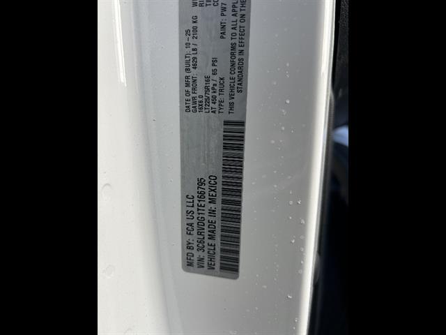 2026 Ram ProMaster 2500 Cargo Van SLT High Roof 159" WB