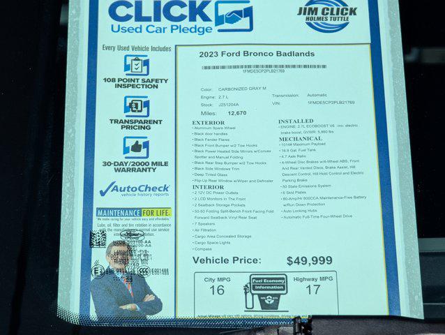 Used 2023 Ford Bronco For Sale in Tucson, AZ