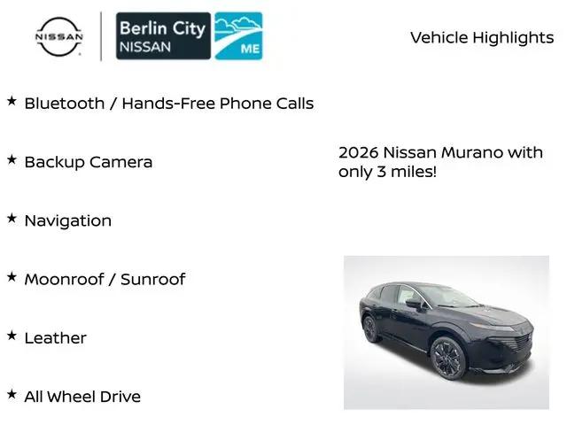 2026 Nissan Murano Platinum